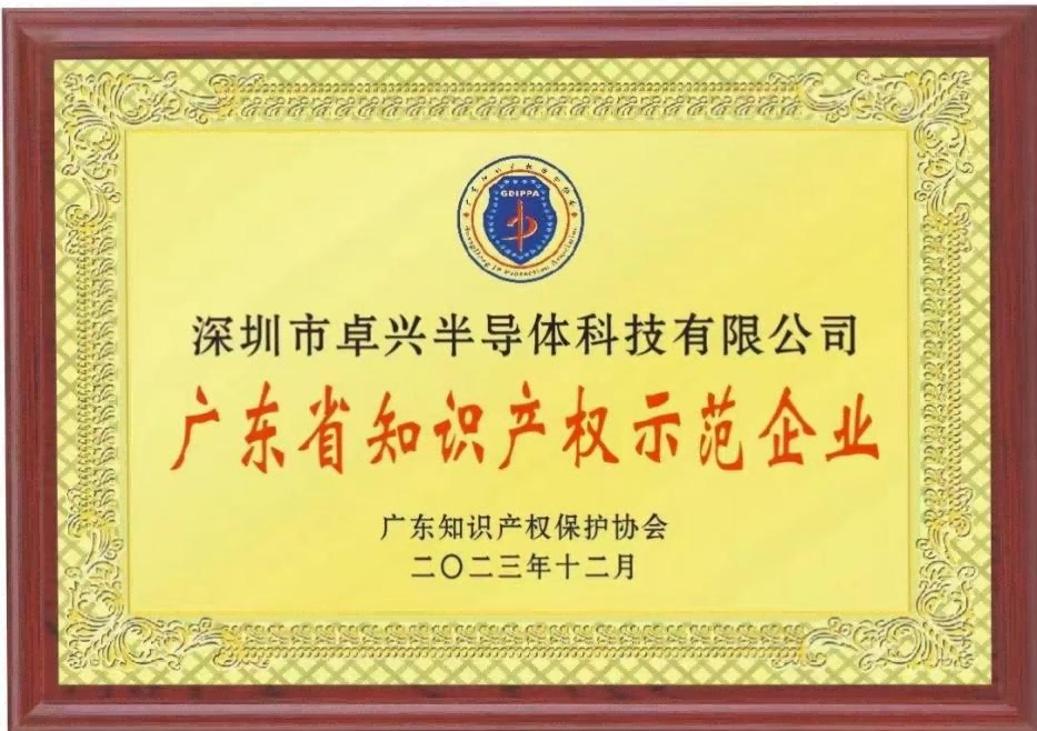 重磅榮譽(yù)丨卓興半導(dǎo)體榮獲兩大知識(shí)產(chǎn)權(quán)省級(jí)榮譽(yù)